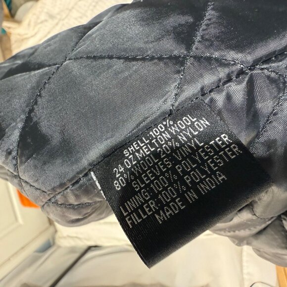 SSR Letterman/Varsity Jacket Burnt Orange & White Wool Mens Size XL - Picture 9 of 10